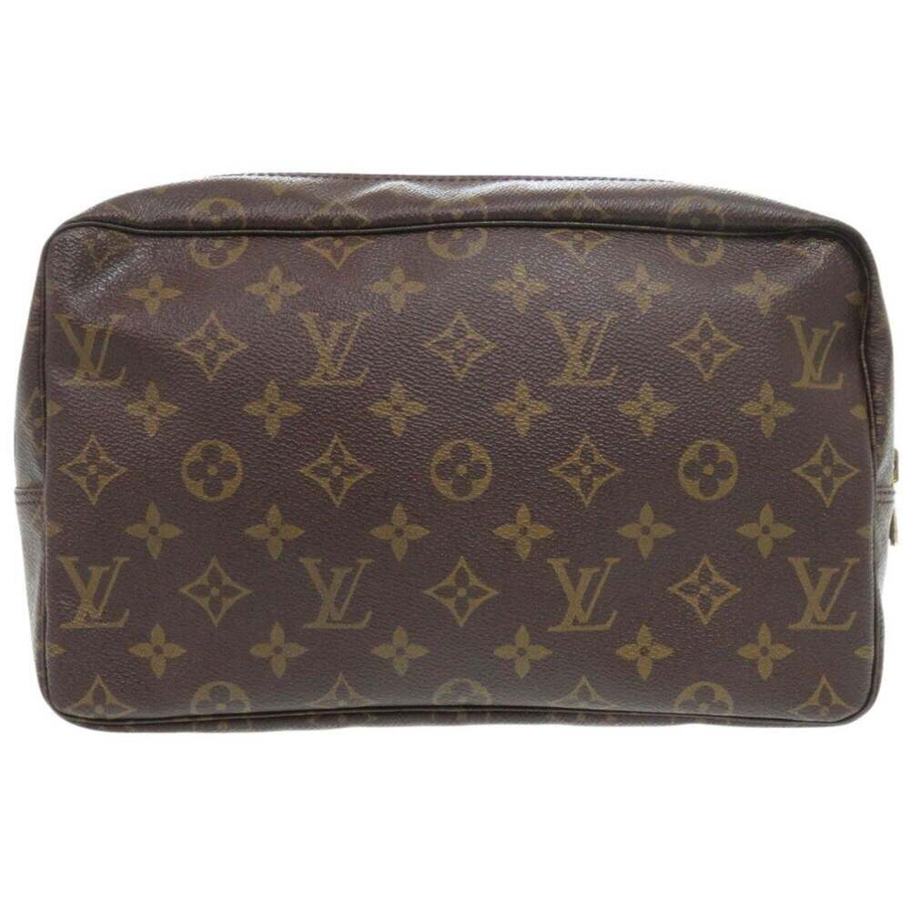 LOUIS VUITTON Authentic Brown Monogram Pouch - Picture 3 of 9